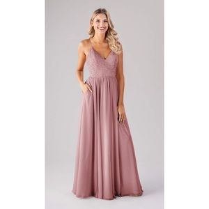 Blue Kennedy Cameron Bridesmaid Dress Desert Rose